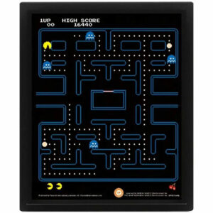 pac-man-maze-3d-poster-pyramid
